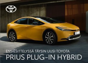 Tervetuloa koeajamaan uusi Toyota Prius Keminmaalle tai Rovaniemelle. Näyttelynviikon tarjoukset voimassa 9.9 asti mm. edullinen...