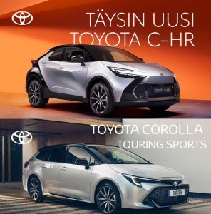 NYT rajoitettuun erään uusia Toyota C-HR ja Corolla malleja nyt huippuedullinen 1,99%+kulut rahoitustarjous. Kysy lisää automyyn...